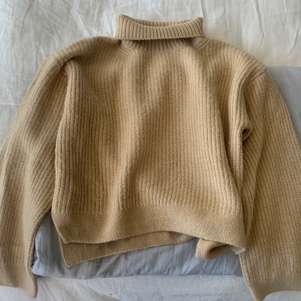 Top shop Tan soft oversized sweater
